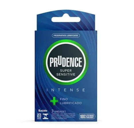 Preservativo Prudence Super Sensitive (Intense) com 3 unidades