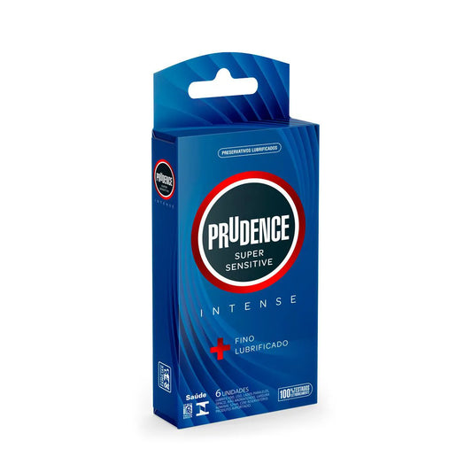 Preservativo Prudence Super Sensitive (Intense) com 6 unidades