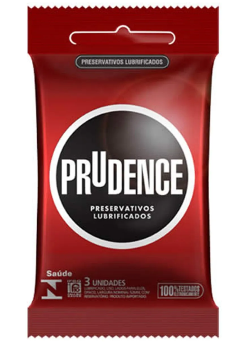 Preservativo Prudence Lubrificado com 3 unidades