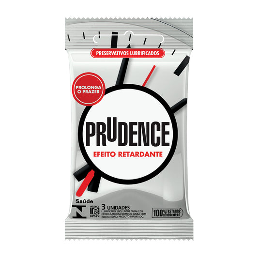 Preservativo Prudence Efeito Retardante com 3 unidades