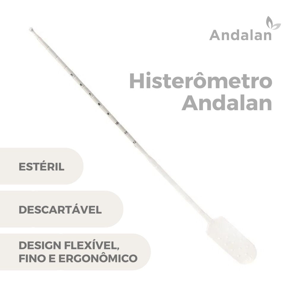 Histerômetro Andalan - caixa com 50 unidades