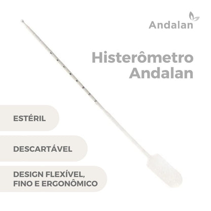 Histerômetro Andalan - caixa com 50 unidades