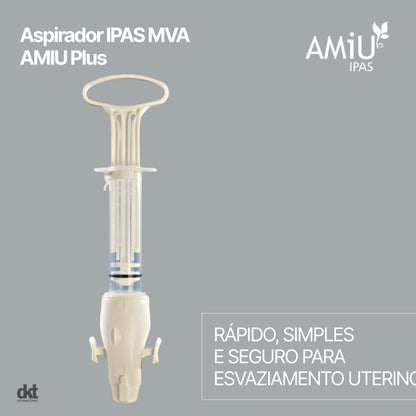 Kit Aspirador AMIU Plus + 8 Cânulas IPAS