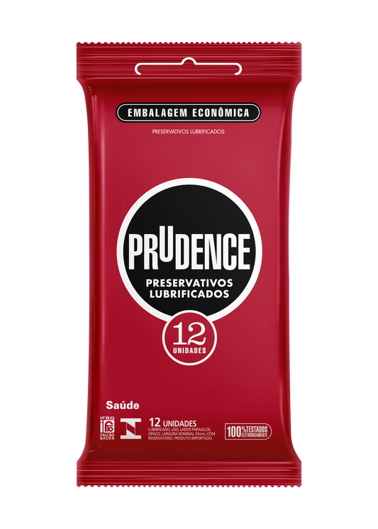 Preservativo Prudence Lubrificado com 12 unidades