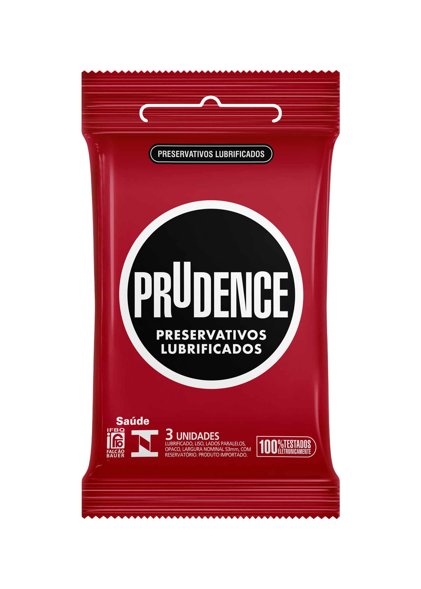 Preservativo Prudence Lubrificado com 3 unidades